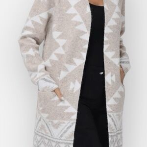Frye Cream Aztec Sweater